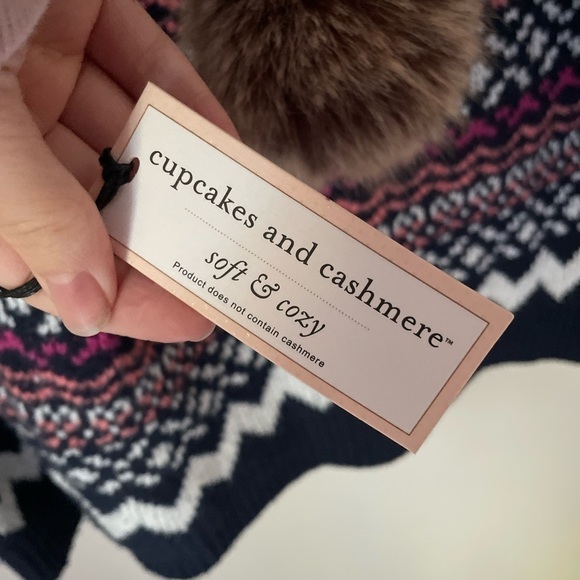 Cupcakes & Cashmere Fair Isle Cardigan and Hat Set Size XS NWT - Picture 8 of 10